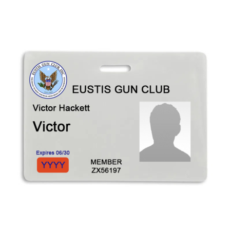 Annual Gun Club Membership photo ID